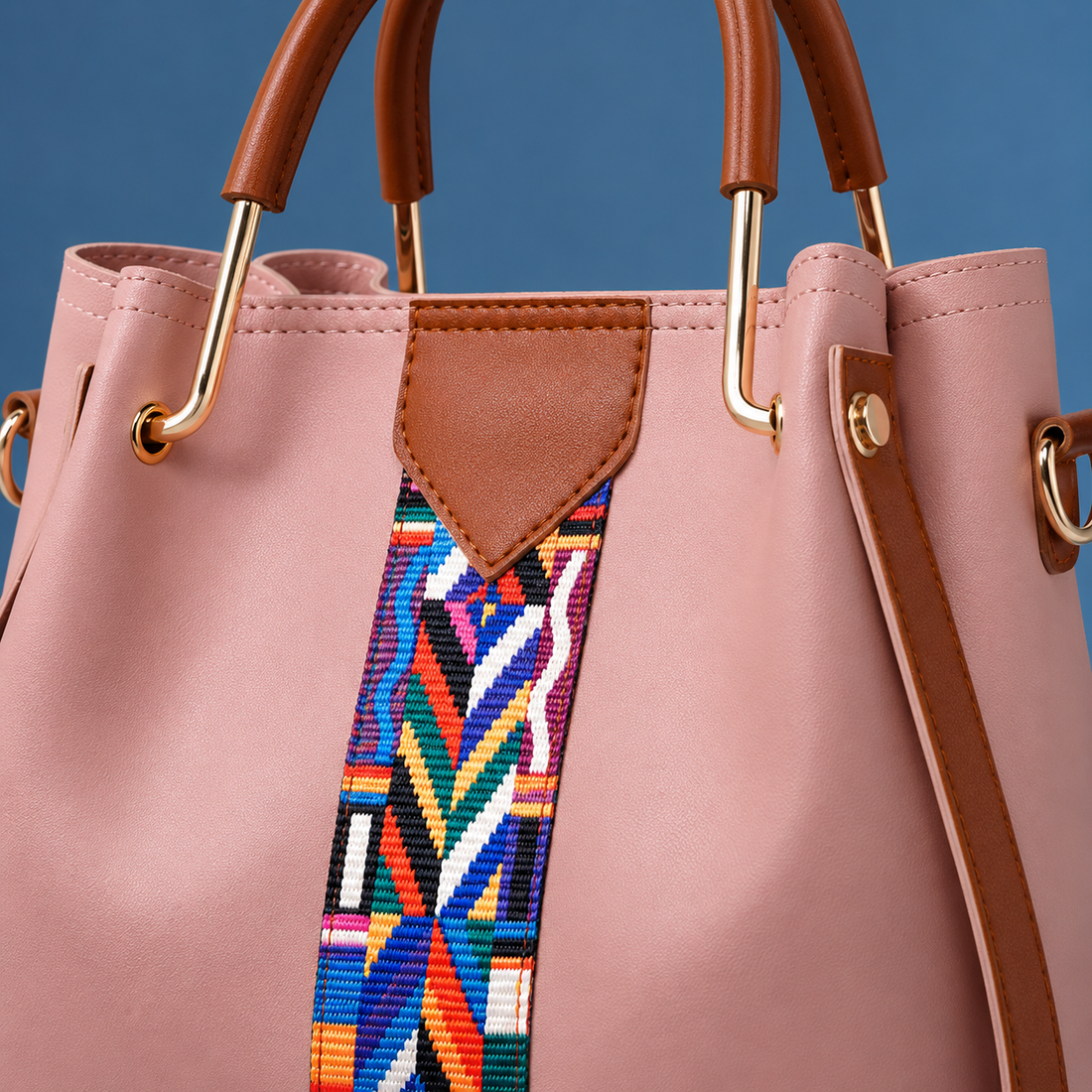Fabbri Geometric Handbag Set - Lead Product Detail
