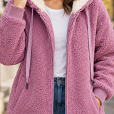 Catriona-Grace Hooded Fleece Jacket - Lead Product Detail