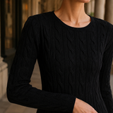 Soledad-Marie Cable Knit Dress - Lead Product Detail