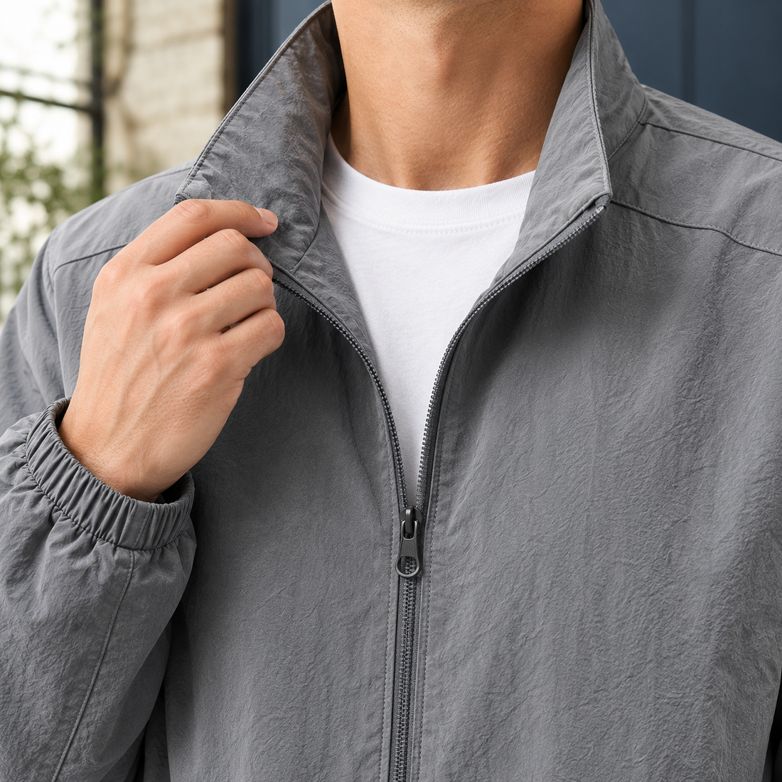 Olivier-Wade Lightweight Jacket - Lead Product Detail