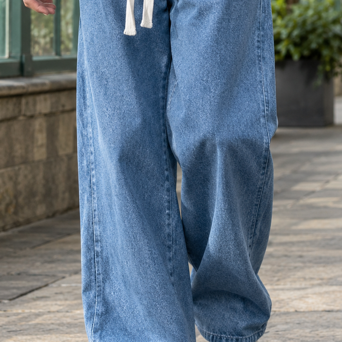 Solomon-Flynn Wide Leg Jeans - Lead Product Detail