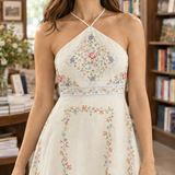 Marcella-Jane Halter Midi Dress - Lead Product Detail
