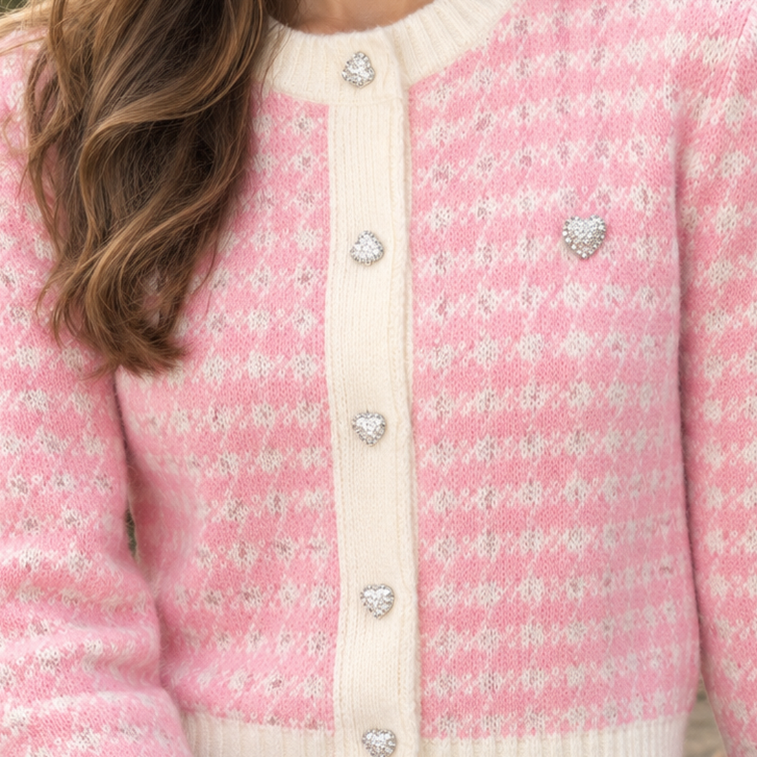Alina-Rose Houndstooth Cardigan - Lead Product Detail