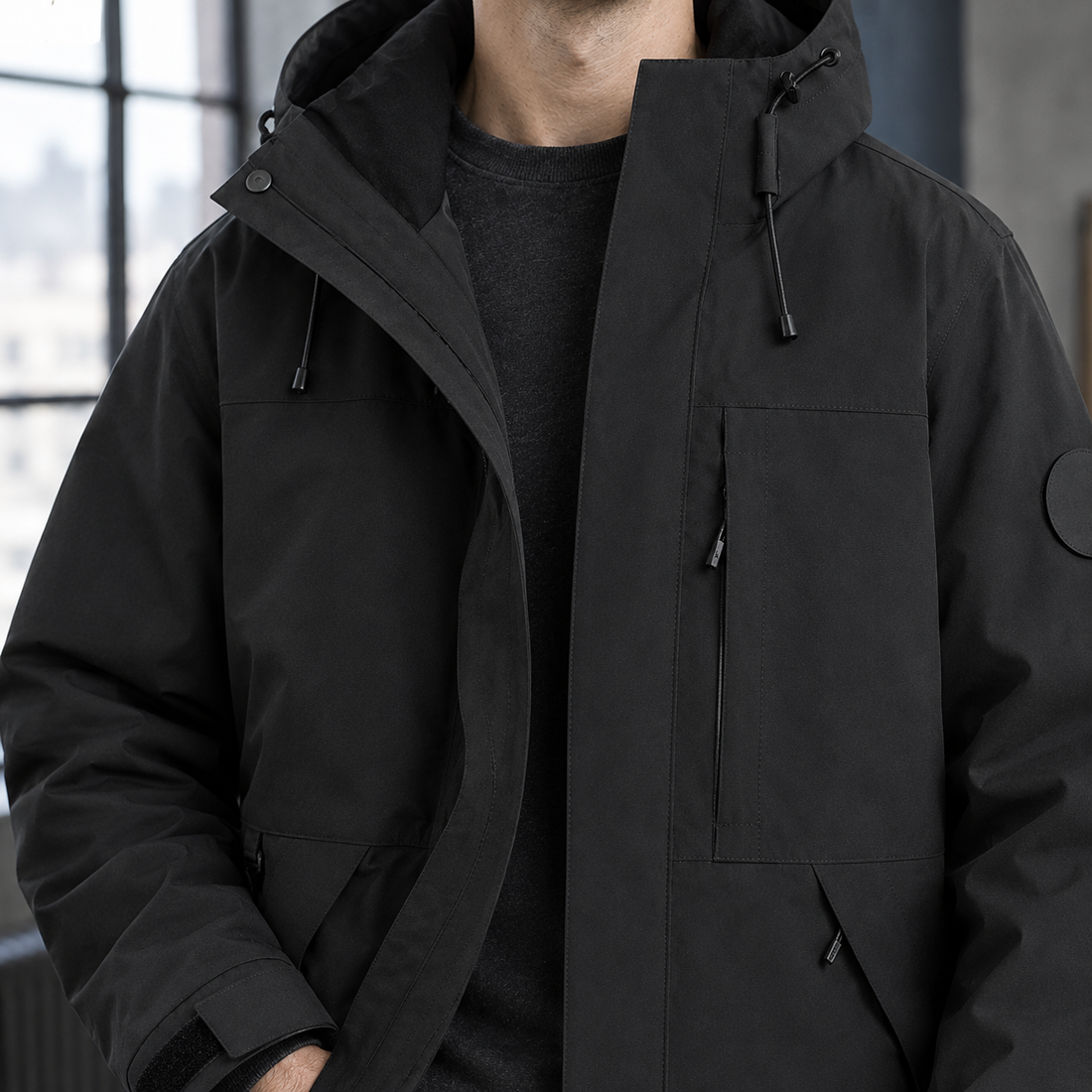 Lucas Utility Jacket - Lead Product Detail