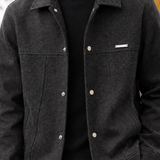 Magnus-Grant Snap Front Jacket - Lead Product Detail