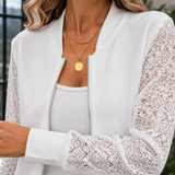 Seraphina-Faye Crochet Sleeve Jacket - Lead Product Detail