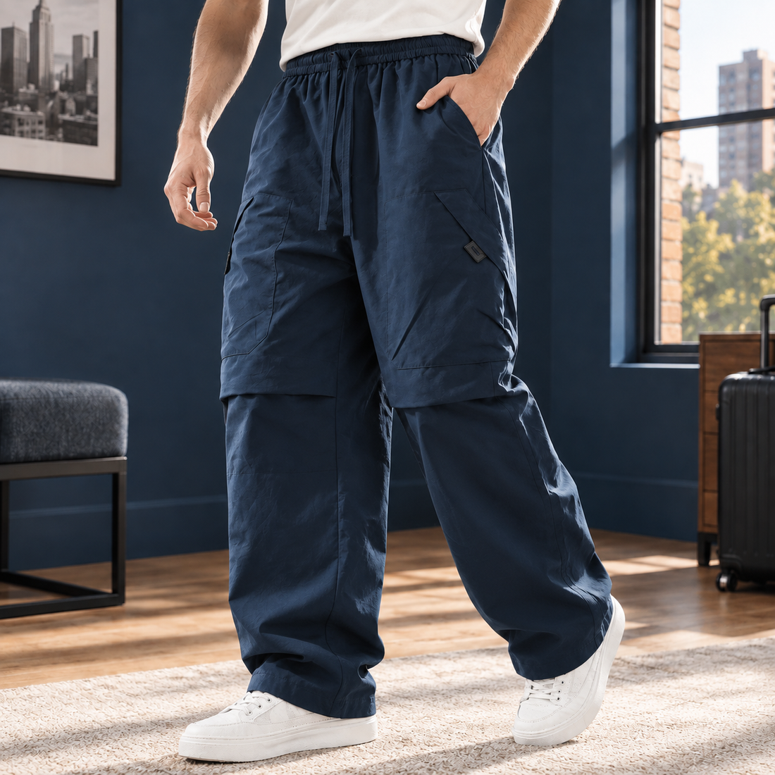 Rhys Relaxed Cargo Pants - Lead Product Detail