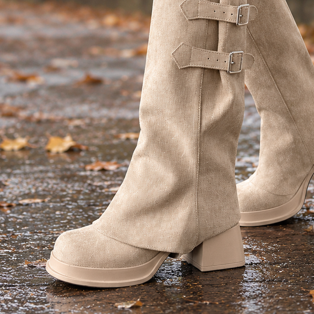 Borrelli-Torino Detachable Shaft Boots - Lead Product Detail