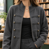 Maylis-Jane Stand Collar Sweater - Lead Product Detail