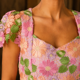 Fenella-Jade Embroidered Midi Dress - Lead Product Detail
