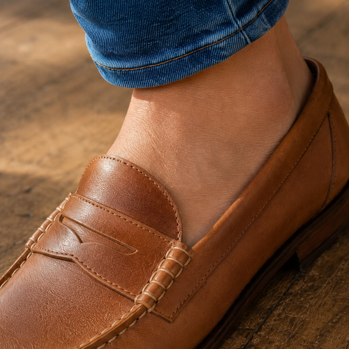 Accardi Leather Loafers - Lead Product Detail
