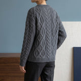 Vivienne Cable Knit Sweater - Lead Alternate View