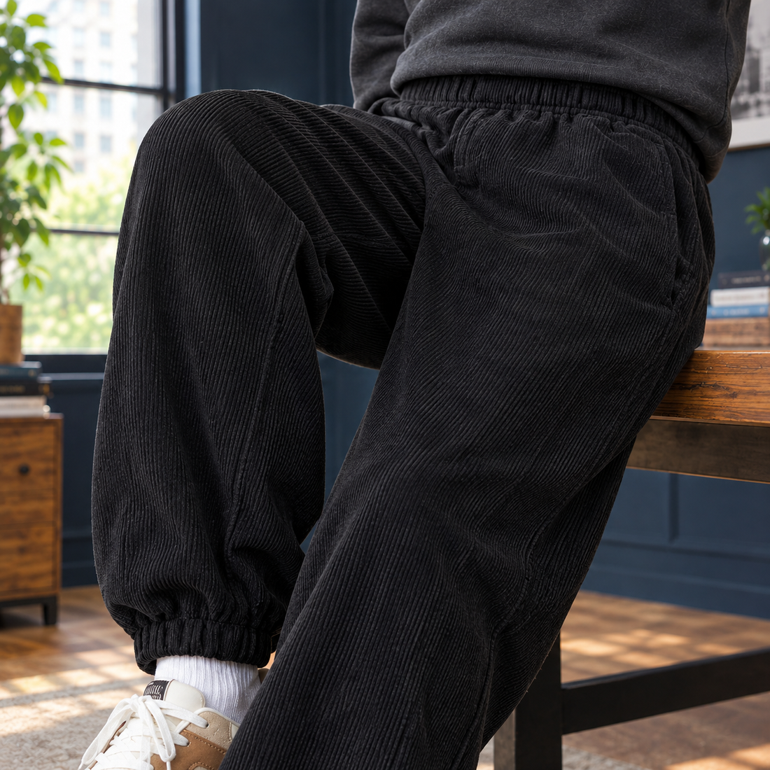 Gareth Relaxed Jogger Pants - Lead Product Detail