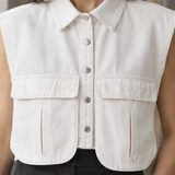 Willa-Skye Utility Denim Top - Lead Product Detail