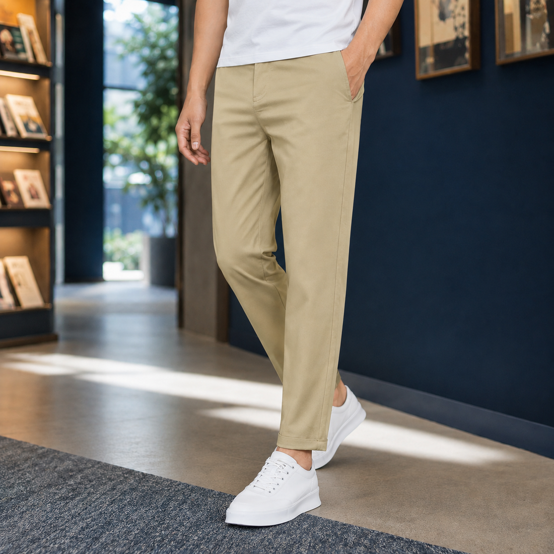 Austin Straight Leg Pants - Lead Alternate View