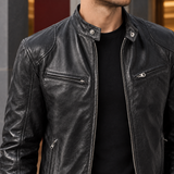Eric-Grant Biker Jacket - Lead Product Detail