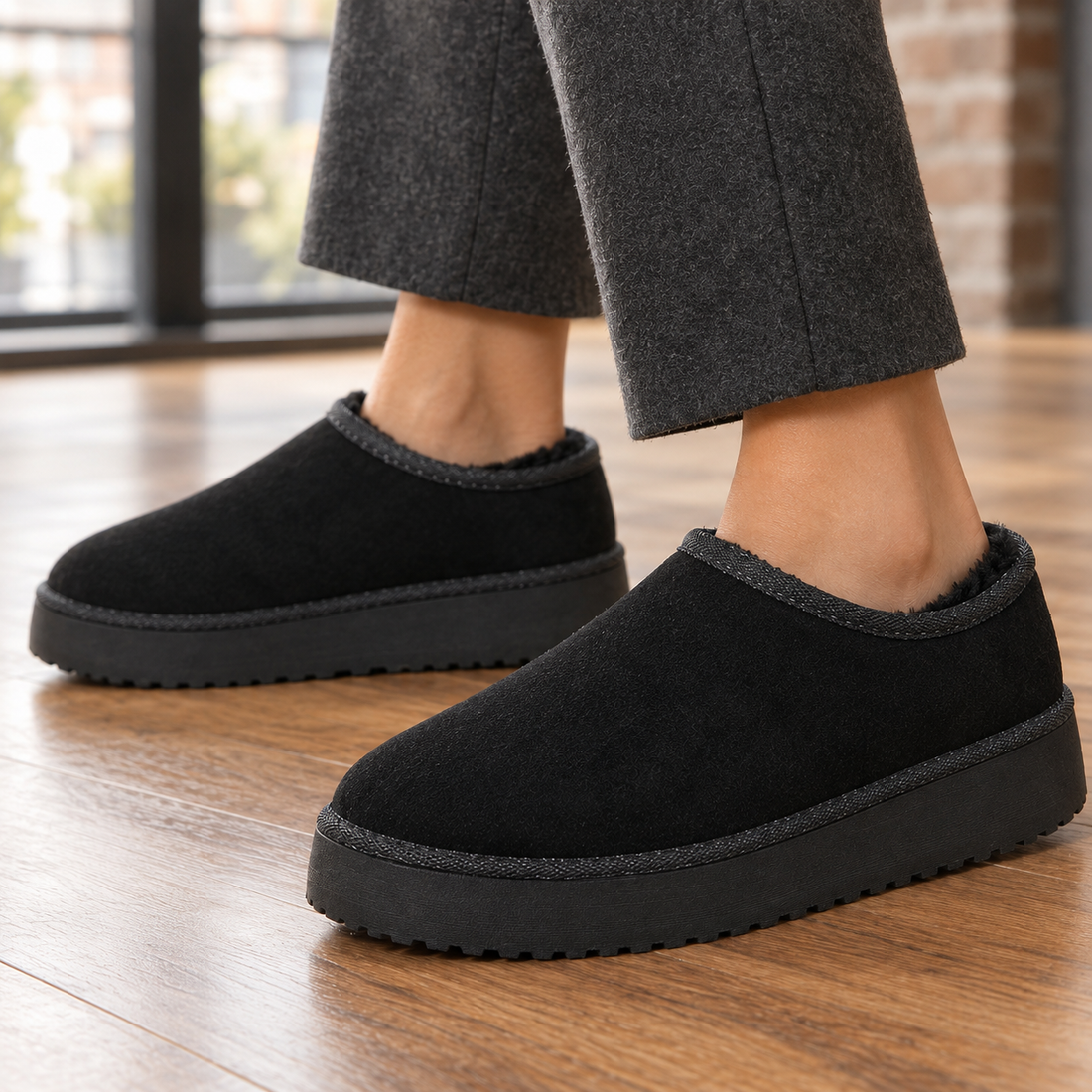 Massimo-Firenze Suede Slippers - Lead Product Detail