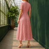 Ramona High Neck Dress - Lead Alternate View