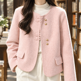 Hyacinth Collarless Jacket - Lead Product Detail