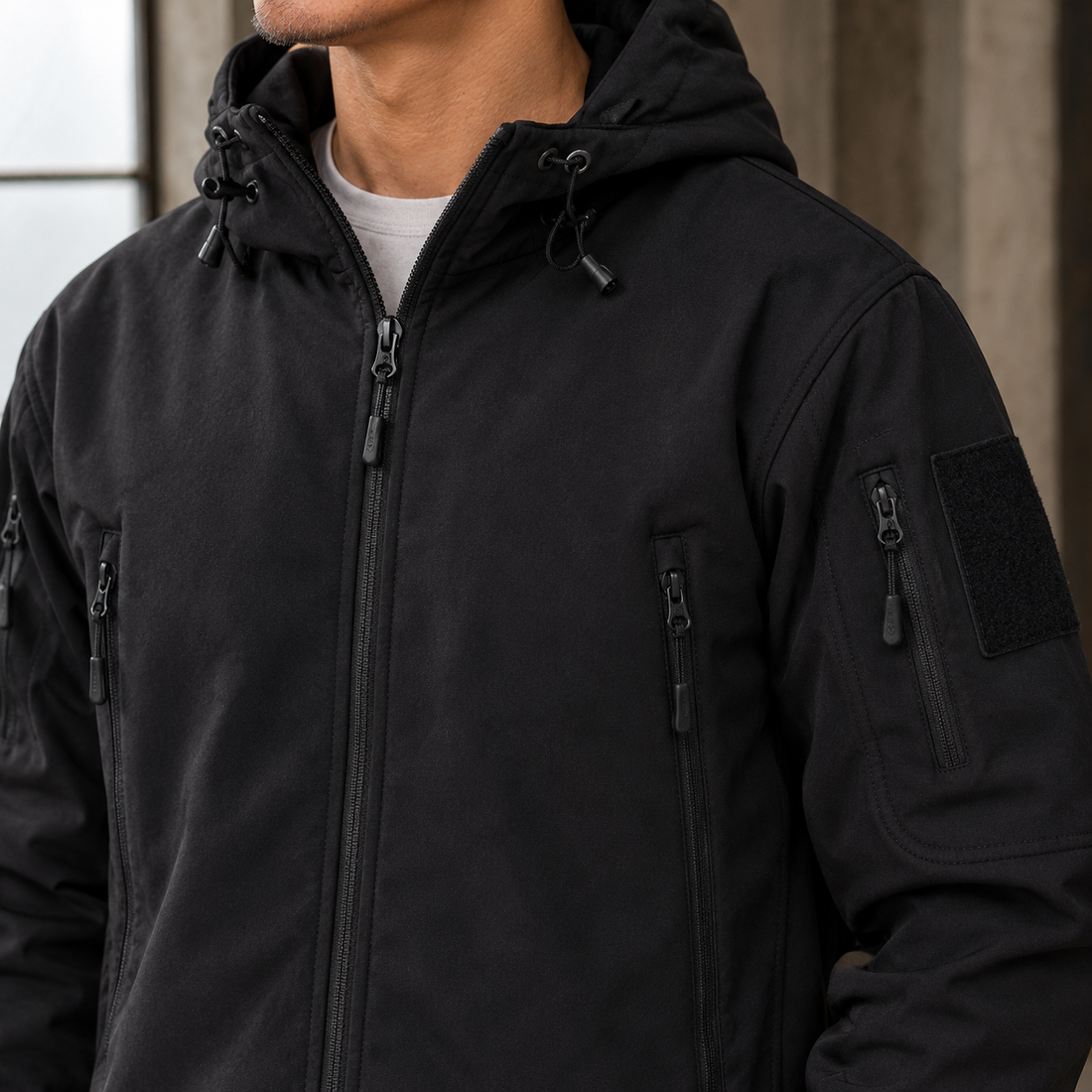 Audric Tactical Jacket - Lead Product Detail