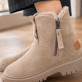 Tricarico Suede Ankle Boots - Lead Product Detail