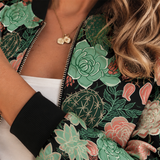 Matilda Printed Jacket - Lead Product Detail