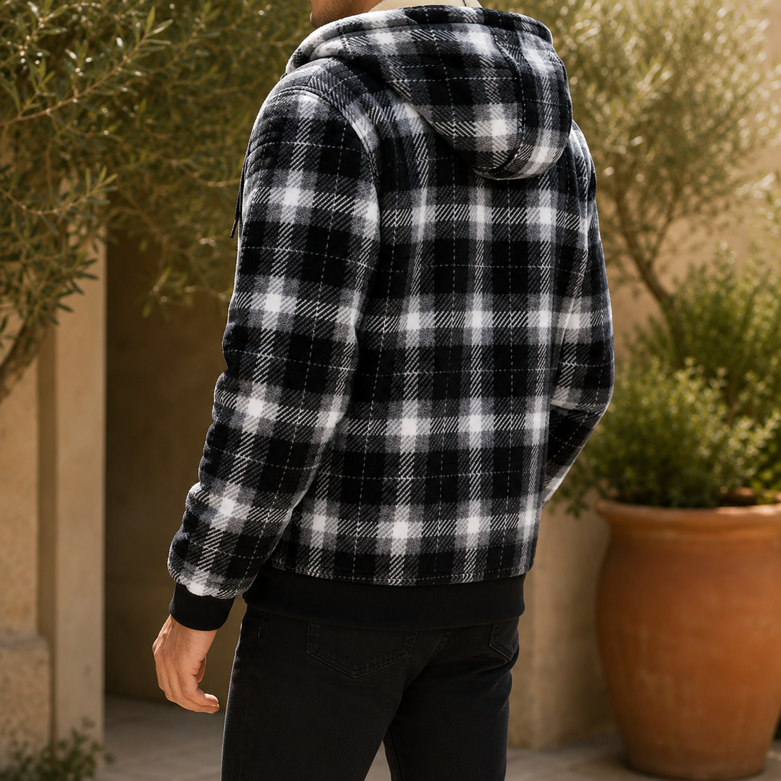 Wesley Plaid Jacket - Lead Alternate View