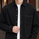 Neil Denim Overshirt - Lead Product Detail
