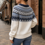 Giulia Fair Isle Sweater - Lead Alternate View
