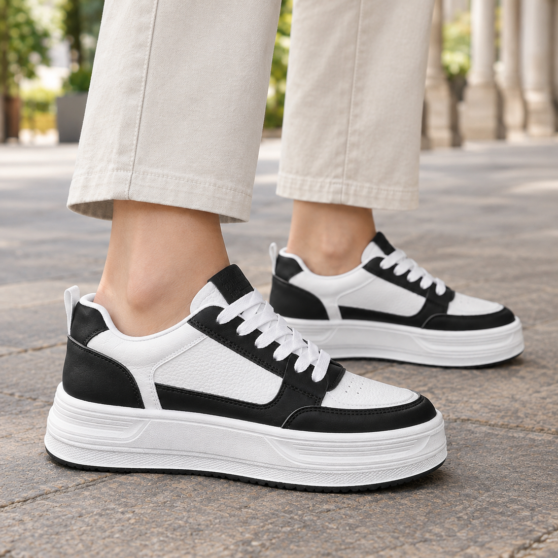 Bellagio Platform Sneakers - Lead Product Detail