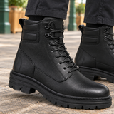 Campani Leather Boots - Lead Product Detail