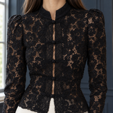 Flavia-Pearl Lace Blouse - Lead Product Detail