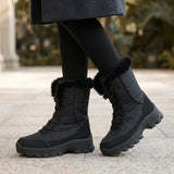 Capri Lace-Up Boots - Lead Alternate View