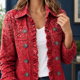 Nerissa-Jade Paisley Jacket - Lead Product Detail