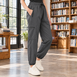 Lola Relaxed Cargo Pants - Gray