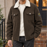 Erasmus-West Corduroy Jacket - Coffee