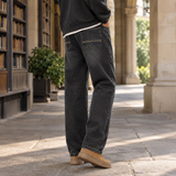 Keaton-Miles Relaxed Jeans - Black
