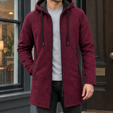 Stephen Longline Jacket - Burgundy