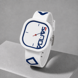 Cromwell Square Watch - White Blue