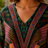 Portia V-Neck Tunic - Lead Product Detail