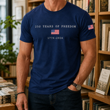 Cedric Crew Neck T-Shirt - Blue