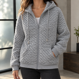 Tiffany-Hope Textured Jacket - Gray