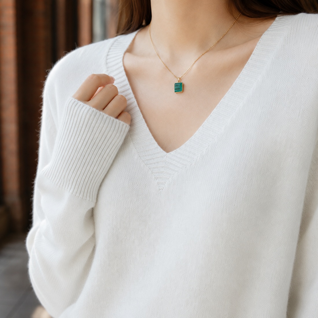 Livia Cashmere Sweater - Lead Product Detail