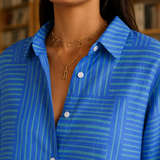 Perla Stripe Blouse - Lead Product Detail