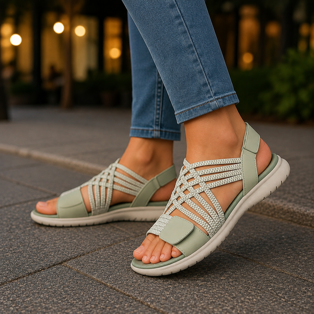 Benedetti Orthopedic Sandals - Green