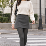 Mathilde Slim Fit Tights - Dark Gray Footrest