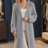 Cadence Longline Cardigan - Gray
