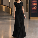 Rhea-Jane Cowl Neck Dress - Black