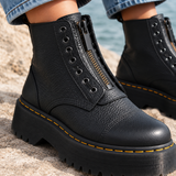 Corvino Front Zip Boots - Lead Product Detail