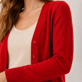 Evangeline V-Neck Sweater - Lead Product Detail
